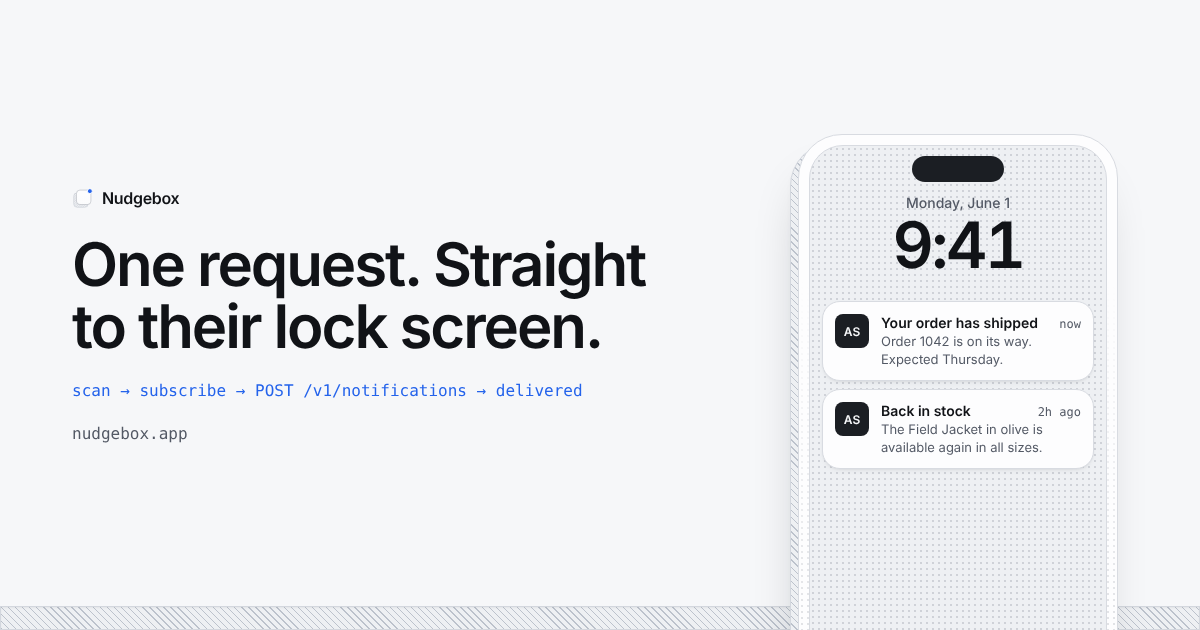 Nudgebox banner